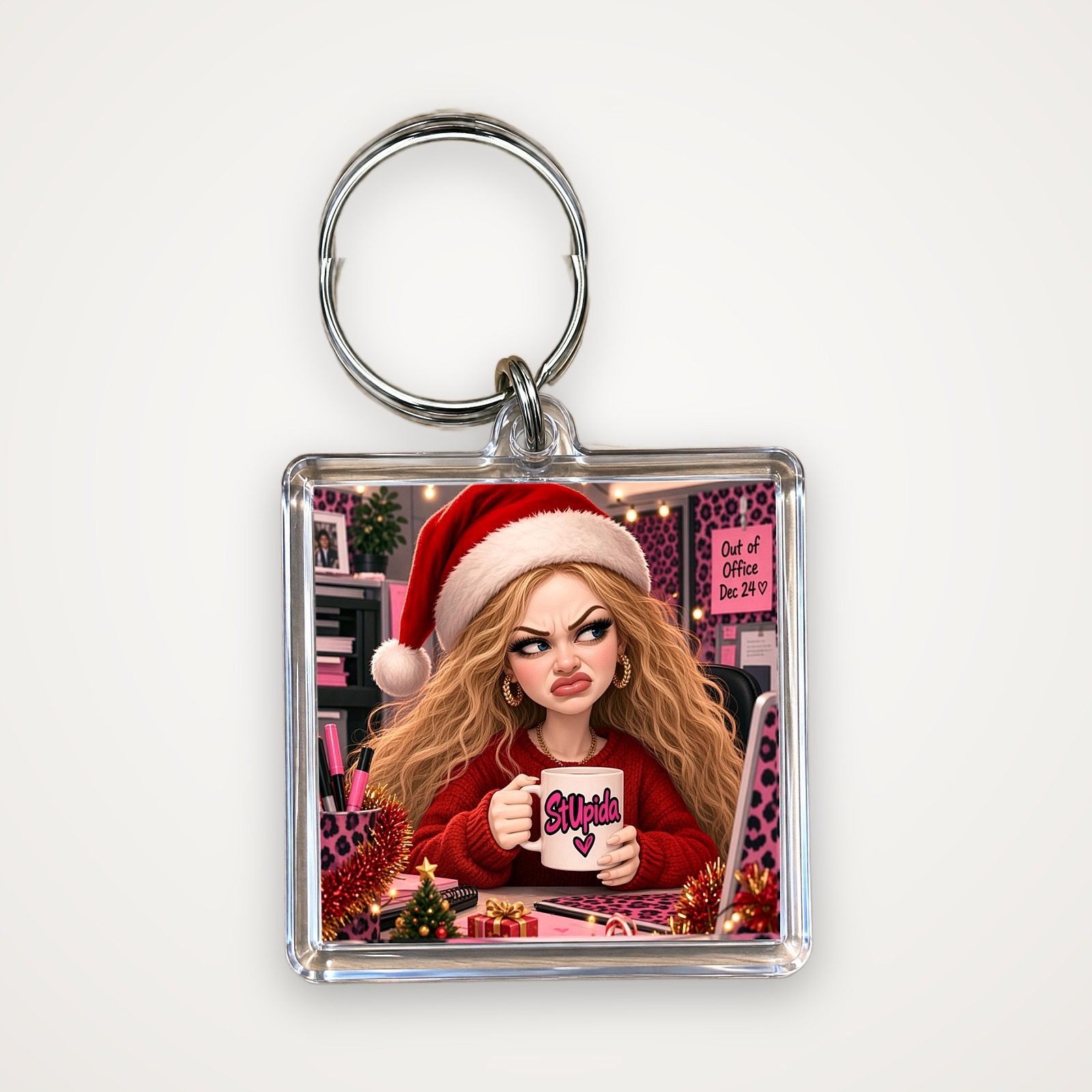 StUpida Christmas Keychain, photo 4