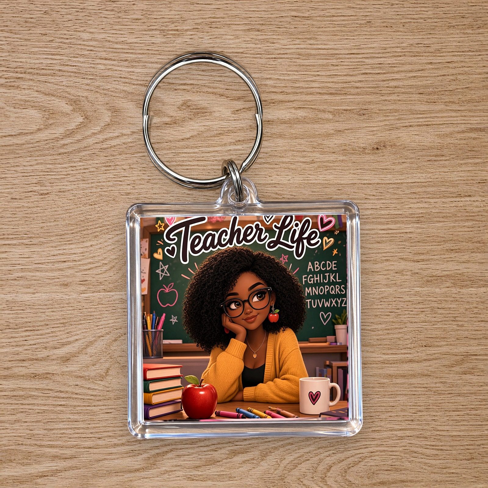 Teacher Life Keychain, photo 1