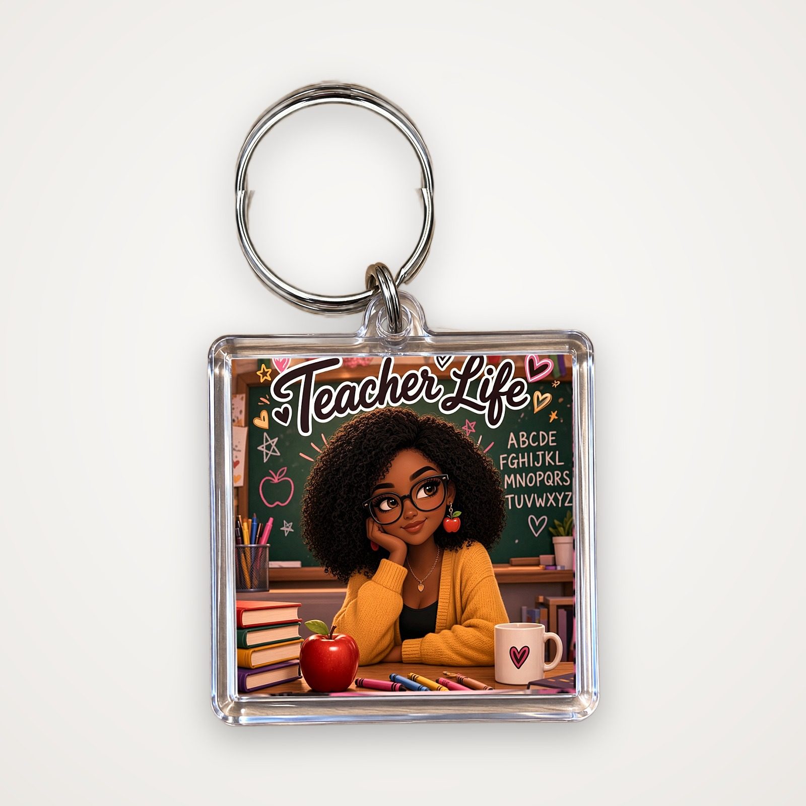 Teacher Life Keychain, photo 2