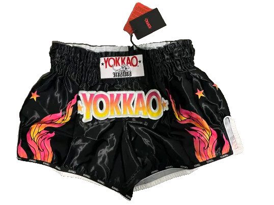 YOKKAO The Flame 2025 Black Muay Thai Shorts, photo 1